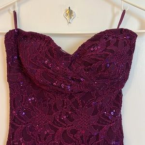 3/$20. Strapless Le Chateau Lace dress